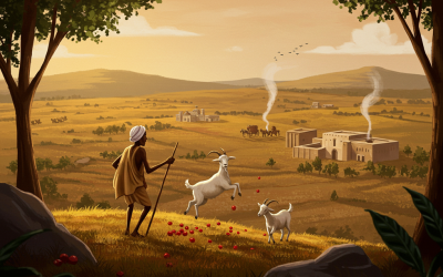 The First Coffee Hustler: Kaldi the Goat Herder’s Accidental Empire